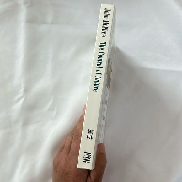 The Control of Nature Book Author John McPhee Engineering Nature Geography - Picture 3 of 4